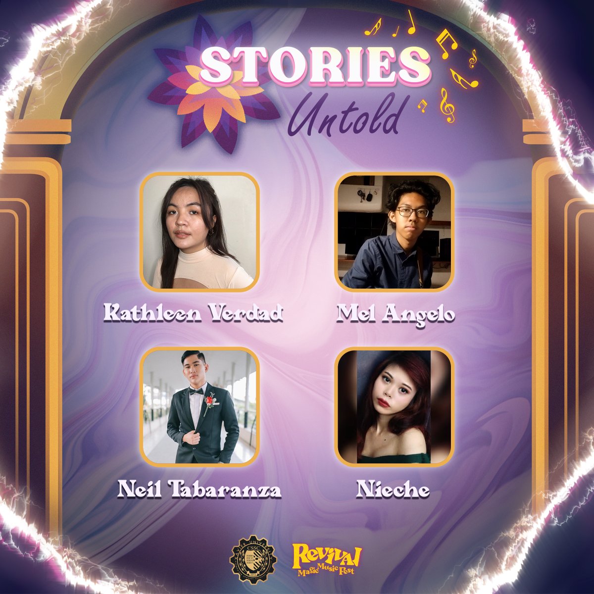 xucssc's tweet photo. The long wait is over! 

We present to you the Performers who will express their untold stories through music.

Stay tuned this April 29, 2022 @5pm on our FB live here on our Official College of Computer Studies Student Council Page

#CSSC💙
#Wizard🧙🧝‍♀️
#SaveTheDate https://t.co/TtRo5BZCMh