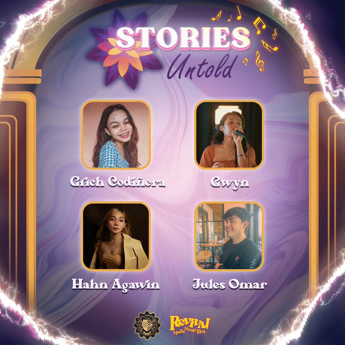 xucssc's tweet photo. The long wait is over! 

We present to you the Performers who will express their untold stories through music.

Stay tuned this April 29, 2022 @5pm on our FB live here on our Official College of Computer Studies Student Council Page

#CSSC💙
#Wizard🧙🧝‍♀️
#SaveTheDate https://t.co/TtRo5BZCMh
