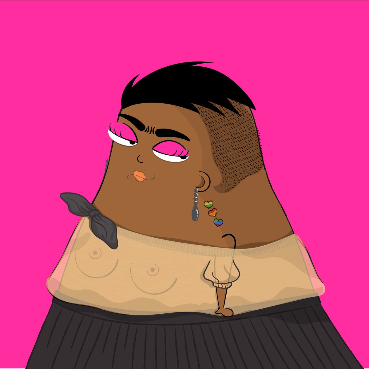 Thinking about where we started. So grateful for all the struggles that got us to today. Show up for yourself consistently, especially  if you're a queer, POC, or minority creator in this space