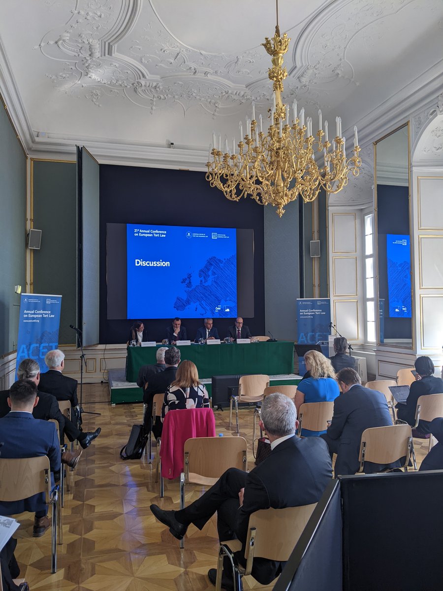 The 21st Annual Conference on European Tort Law is well underway showcasing some of the latest developments in tort law in Europe, 21-22 April - acet.ectil.org #ECTIL #ETL #vienna #tortlaw