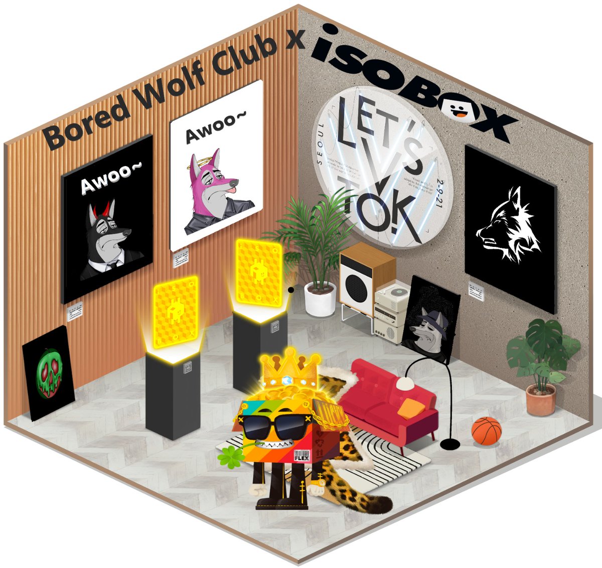 iSOBOX_official's tweet photo. 🎉Bored Wolf Club(BWC) x iSOBOX 파트너십 체결 이벤트🎉

[상품]
BWC OG 3개

[일정]
마감: 4/24 일요일
발표: 4/25 월요일

[참가방법]
1. BWC &amp; iSOBOX 디코 입장
2. BWC &amp; iSOBOX 트위터 팔로우 
3. 이 게시물 좋아요+RT+친구태그3

*iSOBOX 디코에서 추가로 BWC OG27 이벤트 예정입니다! https://t.co/AcLxTskWIh