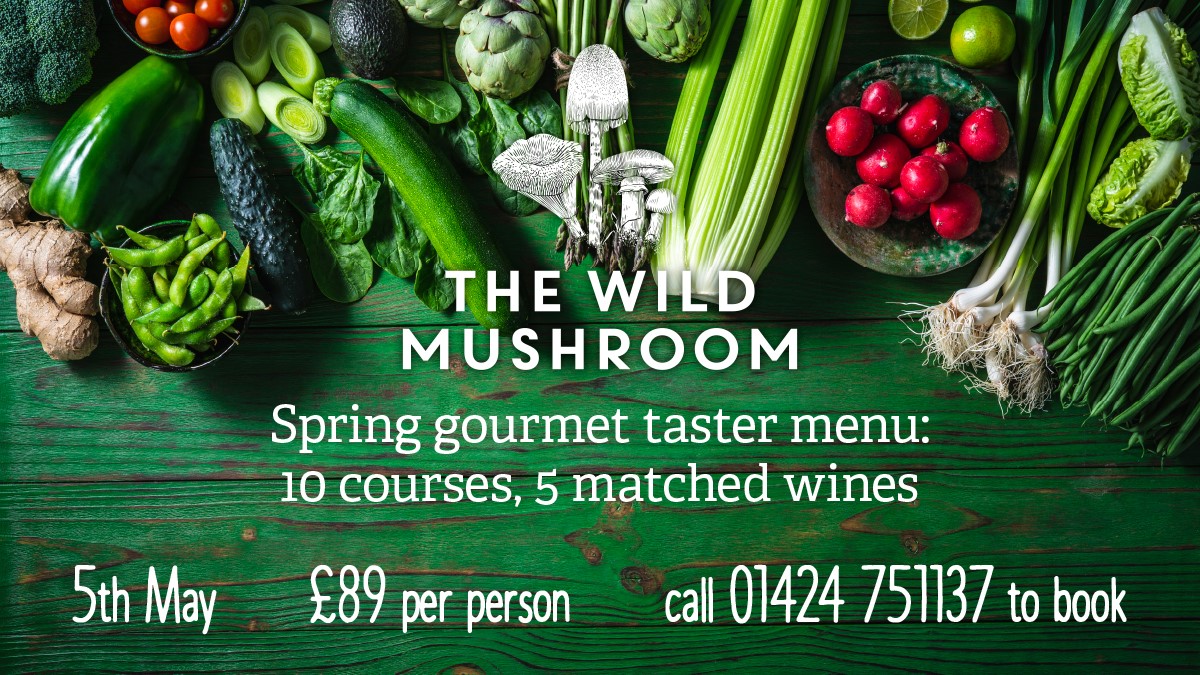 Glorious #weather, glorious #restaurant with glorious #food...why not join us for our favourite #gourmet #evening where we celebrate #spring's wondrous offerings. 10 courses &amp; 5 #wines £89pp 5th #May. Call 01424 751137 to book @Visit1066 <a href="/1066Tweets/">1066 Tweets</a> @visithastings