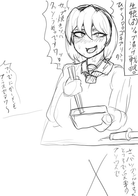 不謹慎系お嬢様♂描くのを途中でやめたシリーズ。お嬢様口調の女装キャラはケッコー良い。頭がオカシイと尚良。常識良識なんかクソクラエじゃオラ👊寝ます(超朝型) 