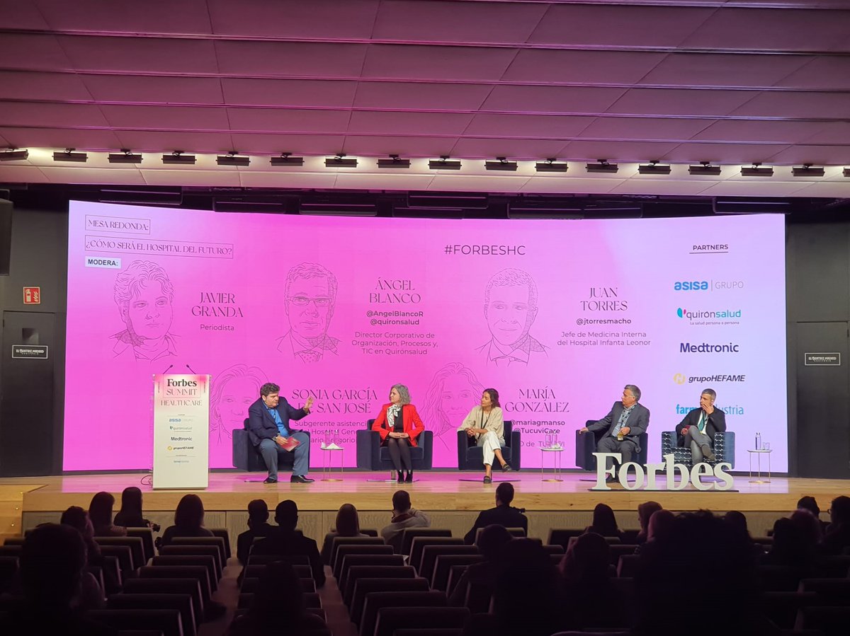 everhealth's tweet photo. 📢Hoy en #ForbesHC, estamos rodeados de grandes ideas. Es momento de hacer frente a los retos💪y avanzar de la mano de la #tecnología💻para redefinir los sistemas de #salud, ayudar y mejorar la calidad de vida de las personas.
👏¡Gracias @Forbes_es👏! @AsisaSalud @Medtronic https://t.co/7f95uQOoQF