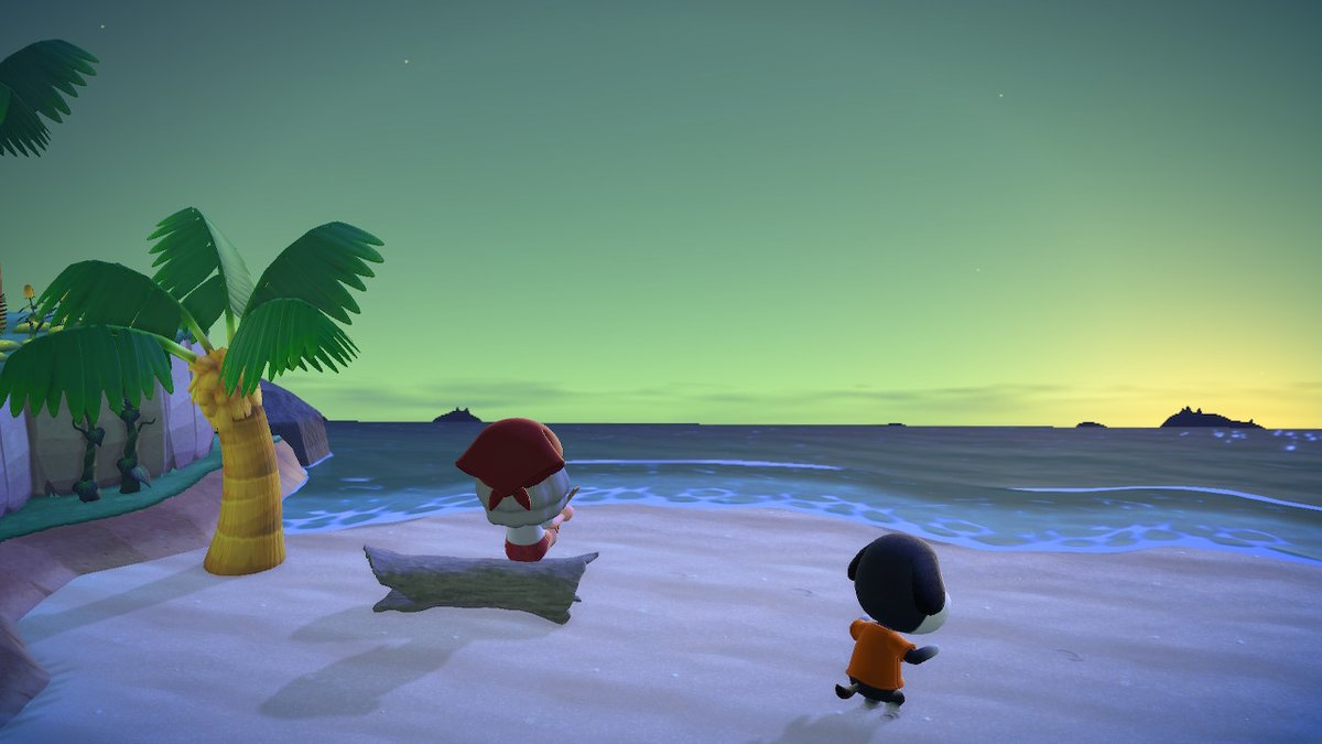 dreamieeACNH's tweet photo. just watching the sun rise. #AnimalCrossingNewHorizons #HappyHomeNetwork #HappyHomeparadise  #AnimalCrossing #ACNH #NintendoSwitch https://t.co/TySjQRAeNa
