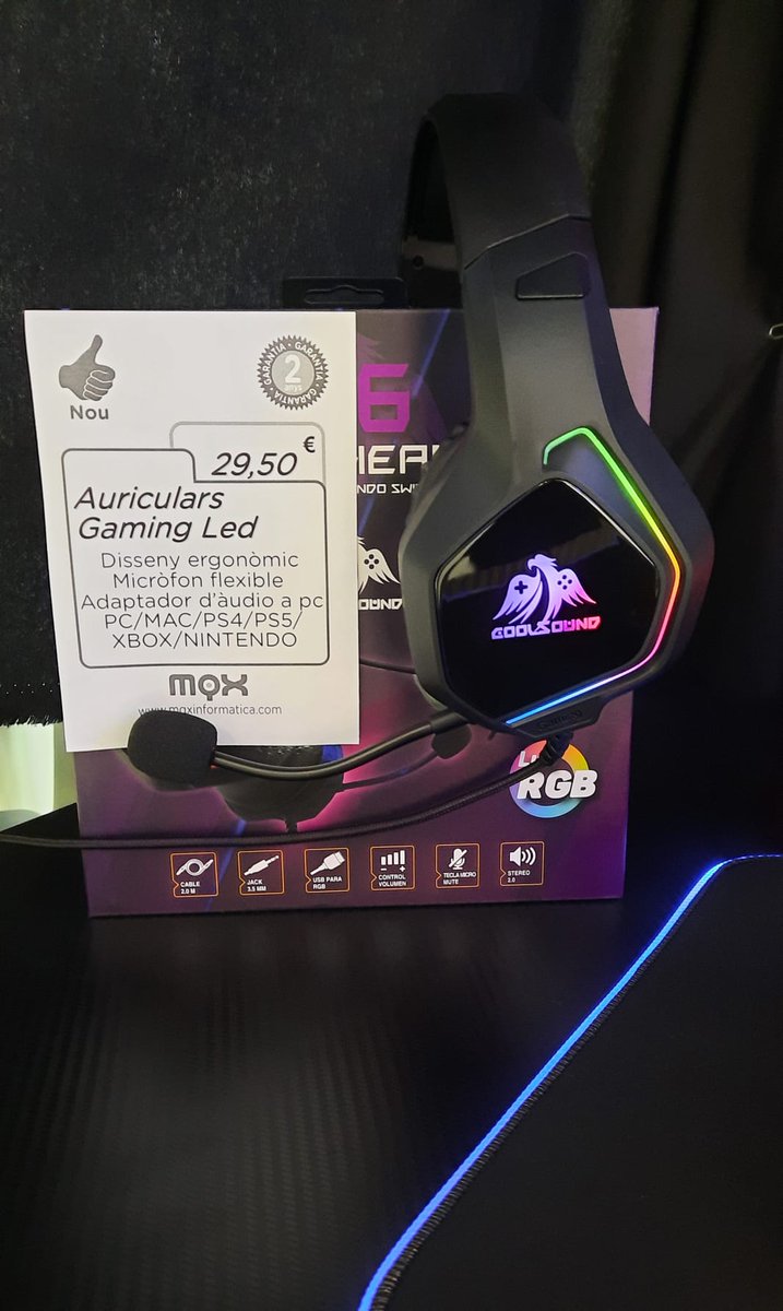 🔵 AURICULARES GAMING LED!!! de <a href="/CoolAccesorios/">COOL Accesorios</a> 
🎧🎧🎧

#gaming #gamer #auriculares #pcgaming #gamingroom 
#PCGamer #gaming #gamer #gamers #gamingcommunity #GamingRoom #gamergirl #Switch #Gamingheadset #gamersofinstagram