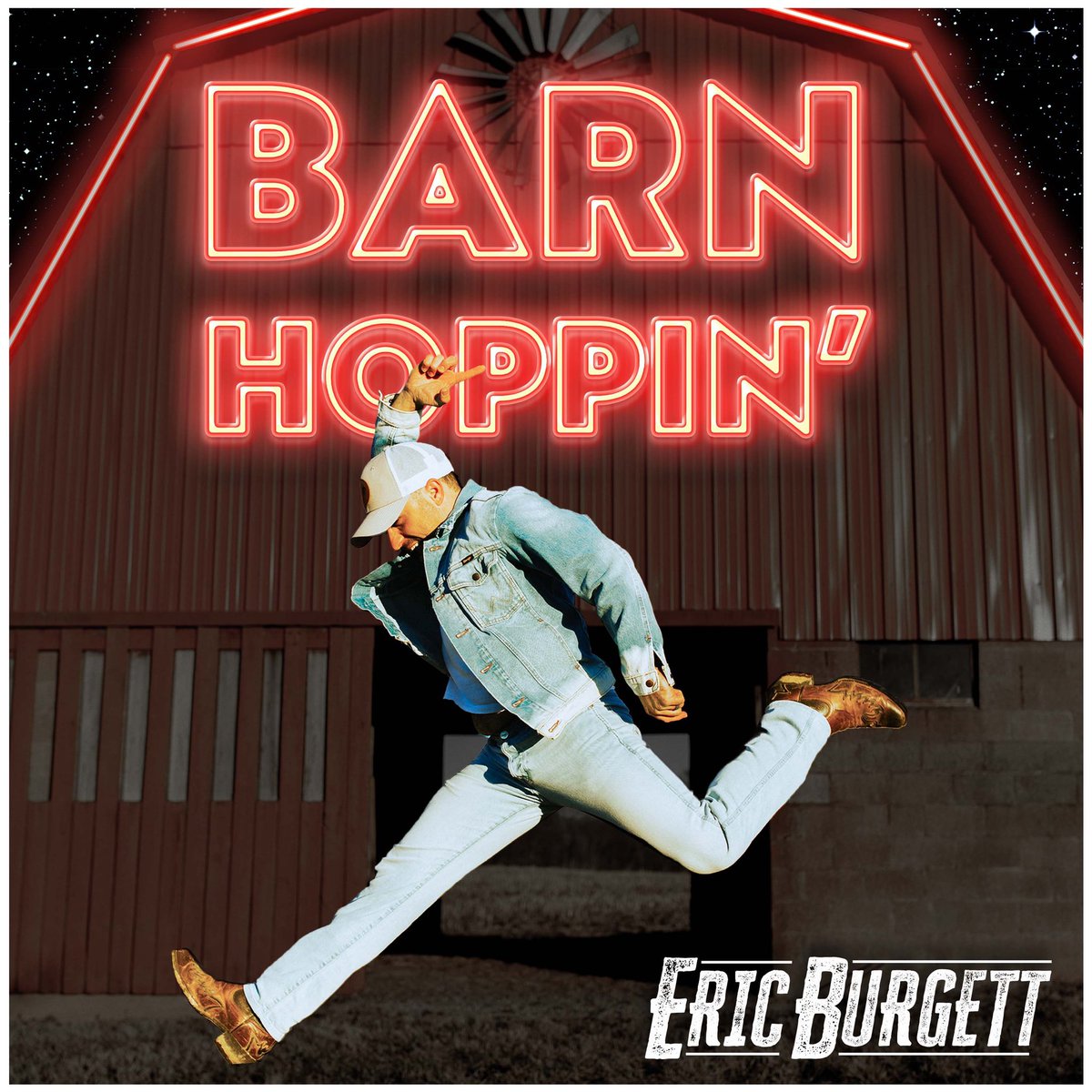 “Barn Hoppin” droppin at midnight tonight!!! Can’t wait for y’all to hear this one! And you bet your boots there’s gonna be some dancin too!