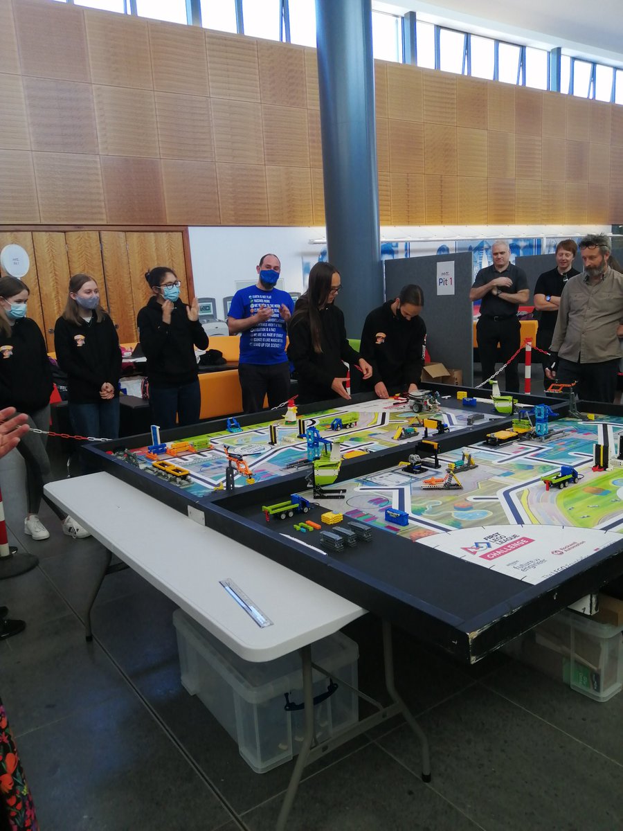 NESCollege's tweet photo. The team from @MackieAcademy had a great run on the competition table! #FLLCargoConnect @FLLUK #ESP https://t.co/XEI7NuX16d