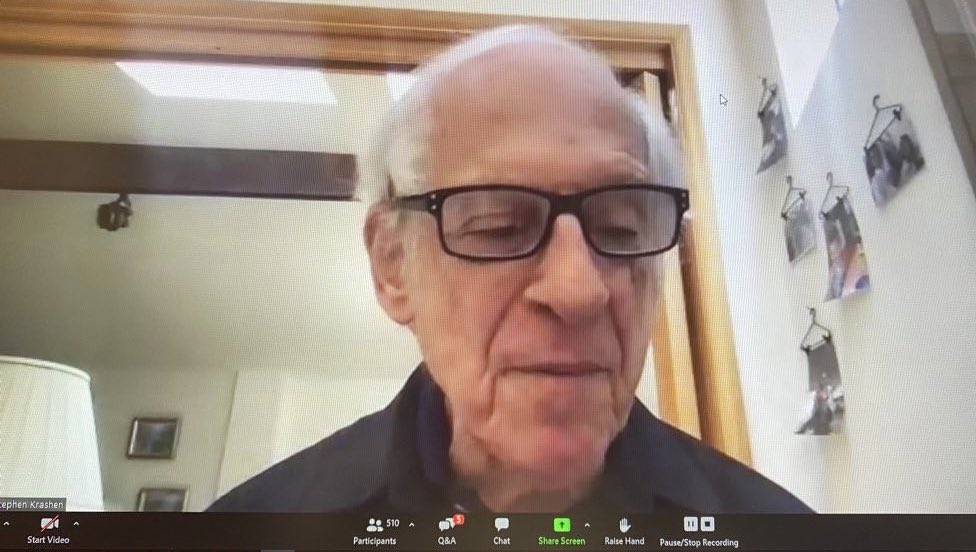 A Fascinating Evening with <a href="/skrashen/">Stephen Krashen</a>, Courtesy of Saudi TESOL

Read the story:
sauditesol.org/News/12717061