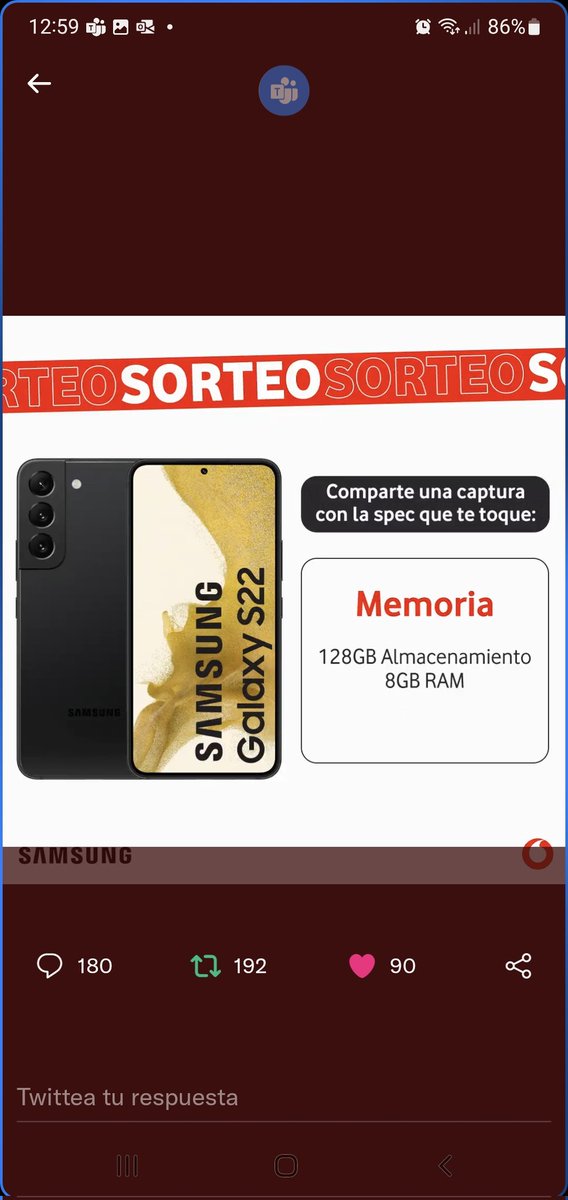 Raquelrl86's tweet photo. @vodafone_es @SamsungEspana Para guardar cientos y cientos de fotitos, vídeos y más...#GalaxyS22enVodafone https://t.co/v9EzeYLCkA
