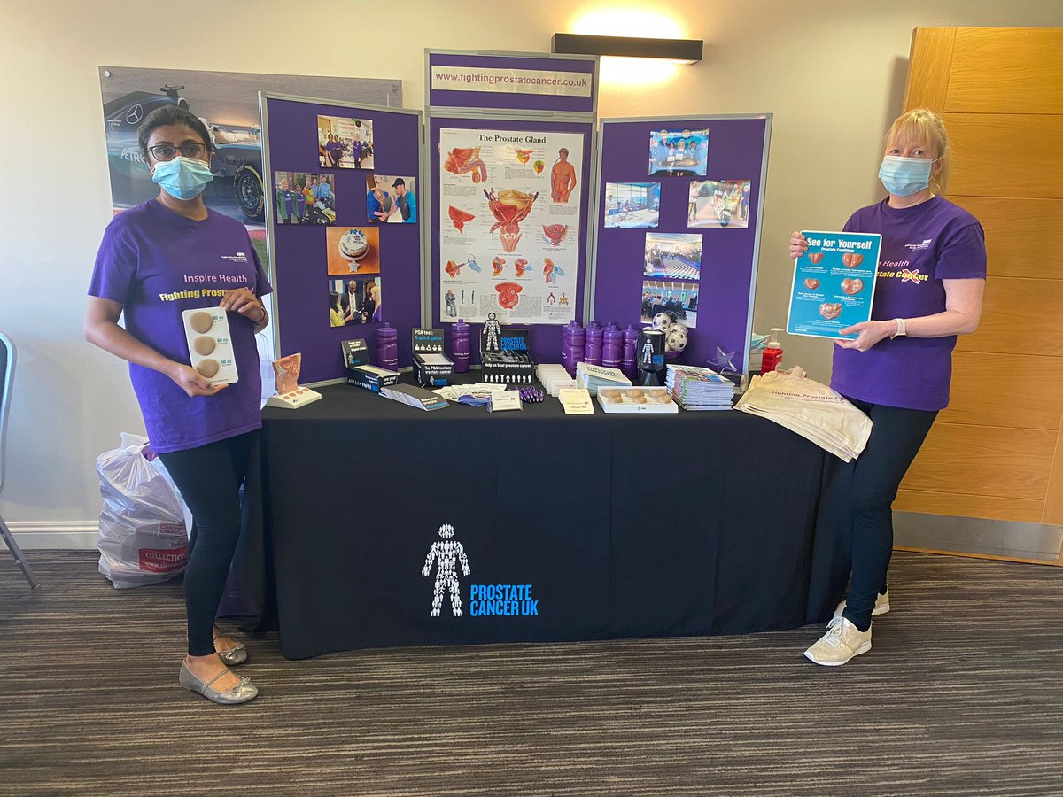 Delighted to begin our Fighting Prostate campaign after COVID. Today at Burton Albion FC.