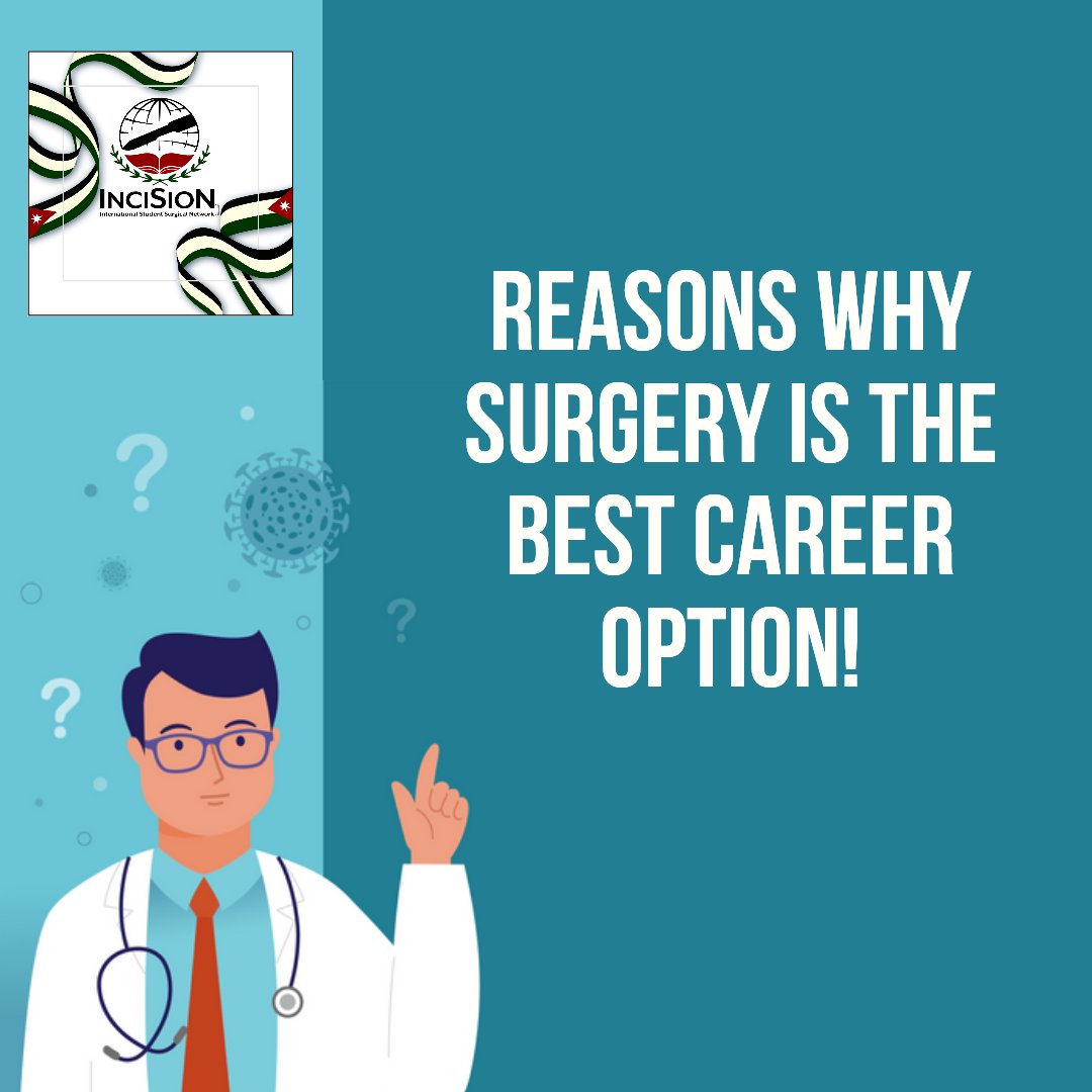 InciSioNJordan's tweet photo. The surgical field assures you a one to one patient experience. It offers the surgeon immediate gratification given the significant impact made into the patient’s life. 

Being a surgeon requires great manual dexterity as well as difficult cognitive decision making skills. https://t.co/r6EehNbdiJ