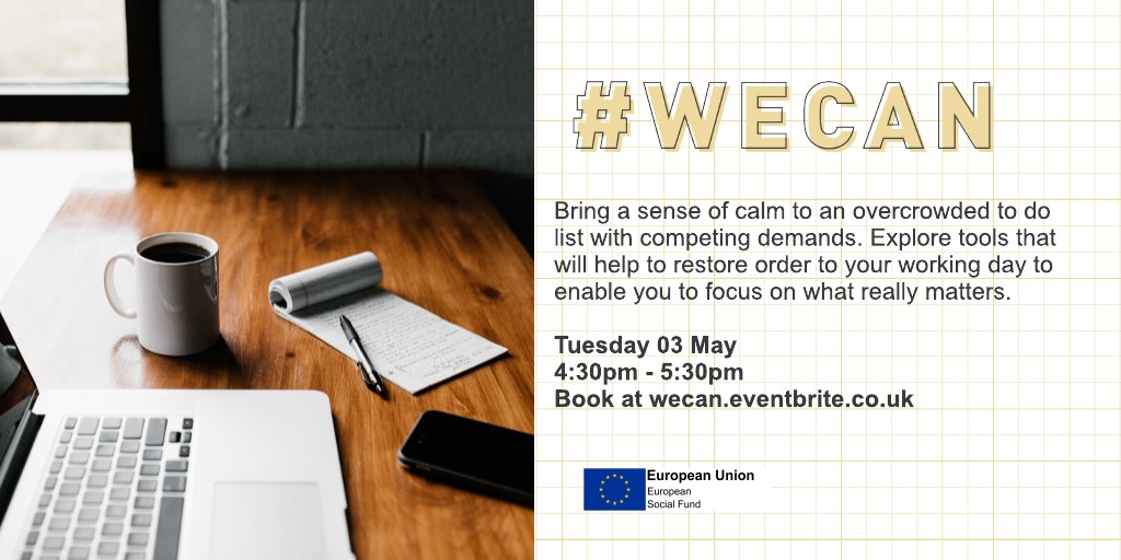 WECANlbs's tweet photo. Is your to do list overwhelming? In next week's workshop :
✅Identify what is causing you concern
✅Explore the action priority matrix &amp; pareto principle
✅Develop better strategies for managing your focus
Book online at https://t.co/Q9kBLwxenU #womeninleadership https://t.co/bAc1oVSuoV