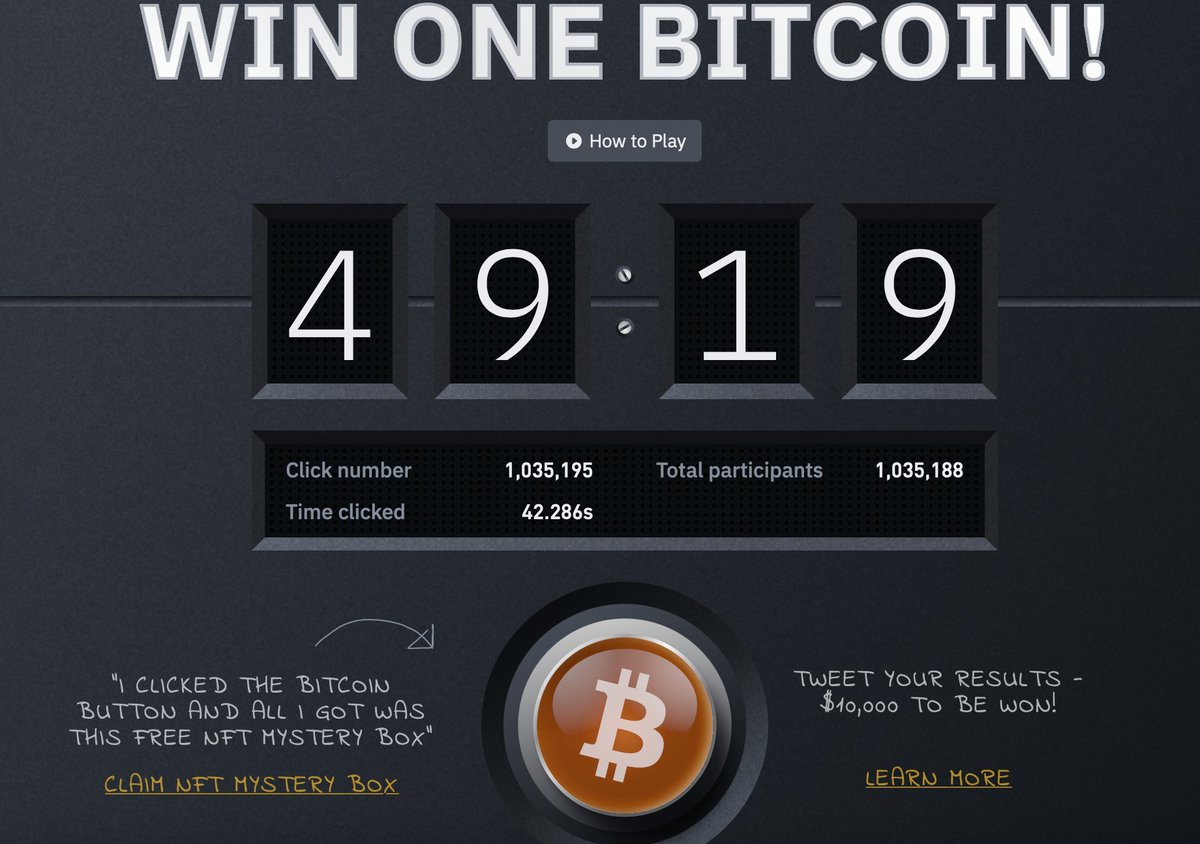 NFTDickhead's tweet photo. Maybe next time @binance #BitcoinButton #binance https://t.co/Xex3N1psBD