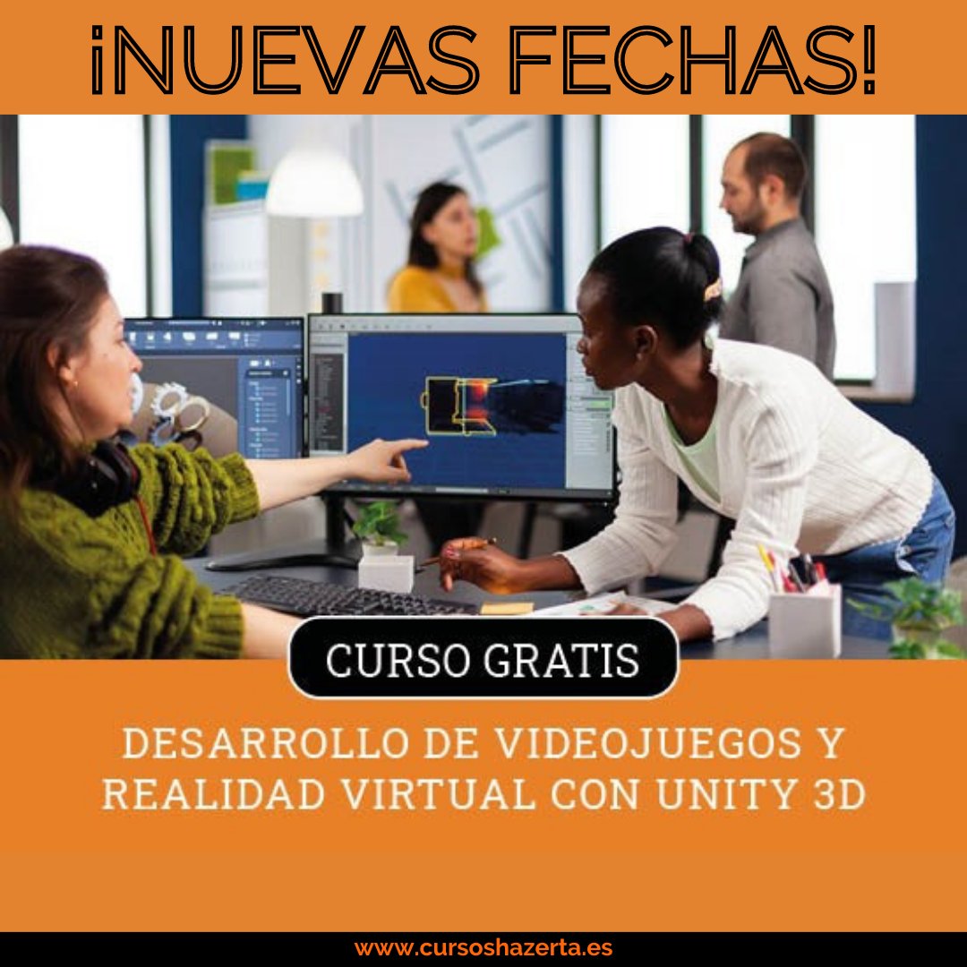 ¡NUEVAS FECHAS!
No te pierdas la oportunidad de realizar este curso, 100% gratuito 🤩🤩
Además, volvemos a la normalidad y te abrimos nuestras puertas para formarte en modalidad PRESENCIAL 🚪🔓
Más info en: cursoshazerta.es/transformacion…