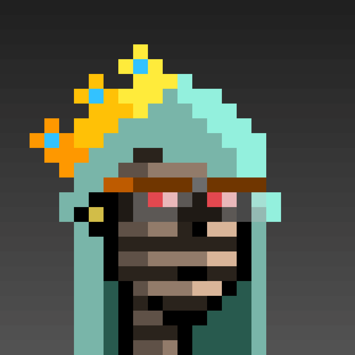 gm. meet Princess Esper. 
she is the most skilled engineer in the Old Kingdom, overseeing workers and foremen on the Pyramid construction site. 
she does not care about titles though. All she wants is design cool stuff but happens to be the rightful heir to the throne. <a href="/lil_esper/">esper.hl</a>