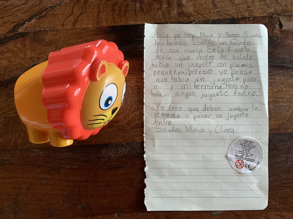 markmusdesign's tweet photo. Hola @Nestle_es Aquí van unos consejos de mi hija Maia. Gracias y saludos https://t.co/64i0WL36yw