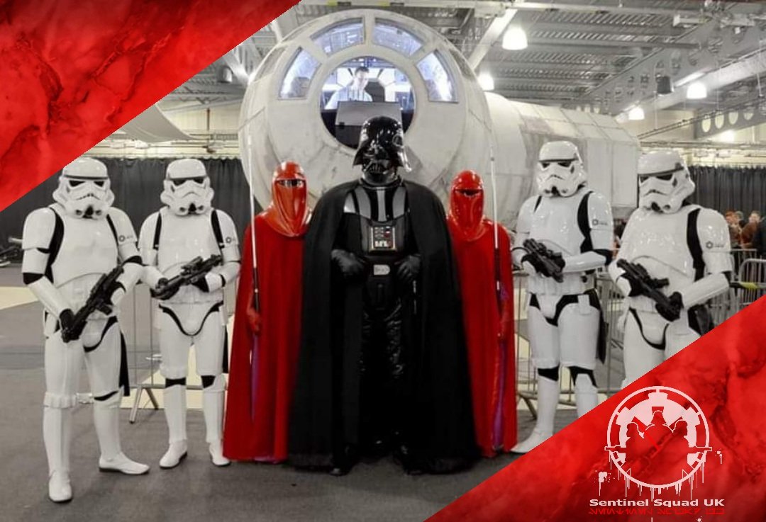 sentinelsquaduk's tweet photo. ⚡️ INCOMING ⚡️
Lord Vader and his Imperial troops will be attending an evening wedding function tomorrow. We wish all the very best for tomorrow's newly weds and look forward to congratulating them tomorrow 💐🤵‍♂️👰‍♂️💐.
#SentinelSquadUK #TroopingToHelpOthers #Wedding https://t.co/A58owyOT8P