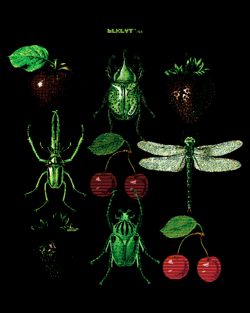 BLKLYTdesign's tweet photo. 🟢 1st Edition BLKLYT/58 - FRUIT &amp; BUGS

💎 1/1

🪙 0.5 $ETH 

#OpenSeaNFT #NFT #opensea 

🔗
https://t.co/4XrKyIavlF https://t.co/qkXmMiZ8vQ