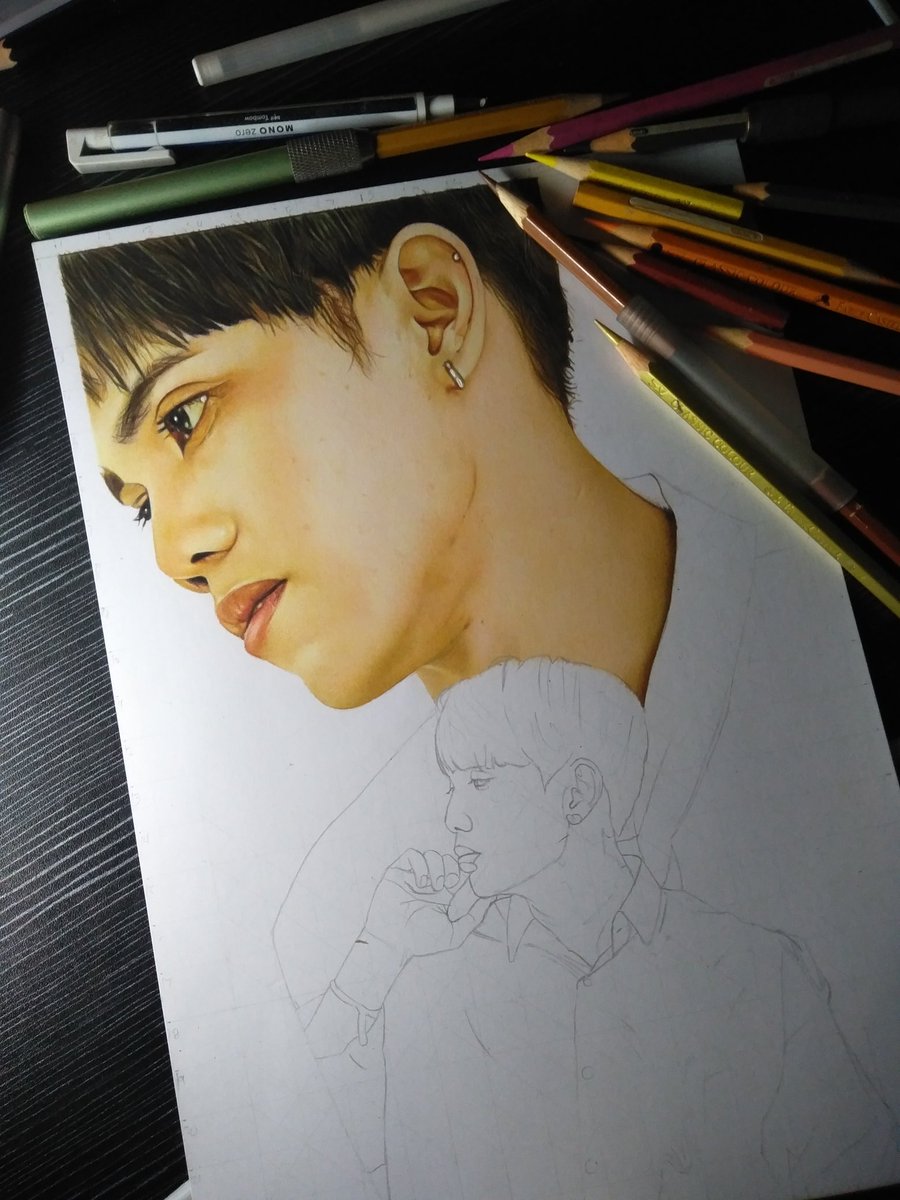 leojdyem's tweet photo. @SB19Official @stellajero_ 
Work in progress 🍓💙
Faber-Castell Classic Colour pencil on A4 Worx board

#SB19_STELL #SB19 #ATIN https://t.co/ys7bFch8H8