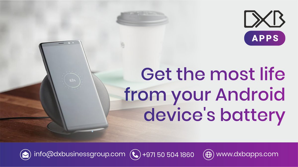 DxbTechnologies's tweet photo. In today's world, battery life is always a concern. As such, Android developers in DXB APPS will help you to make one such app that keeps battery usage in mind.
#savebattery #androidapp #androidappdevelopment #mobileappdevelopment #mobileapplication #batterylife https://t.co/JG7B88I5T0