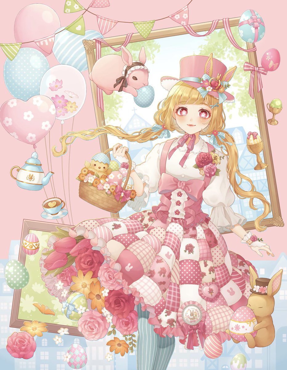 mochimiya_pink's tweet photo. #HappyEaster 🐇🌷 https://t.co/RMMD66XLw7