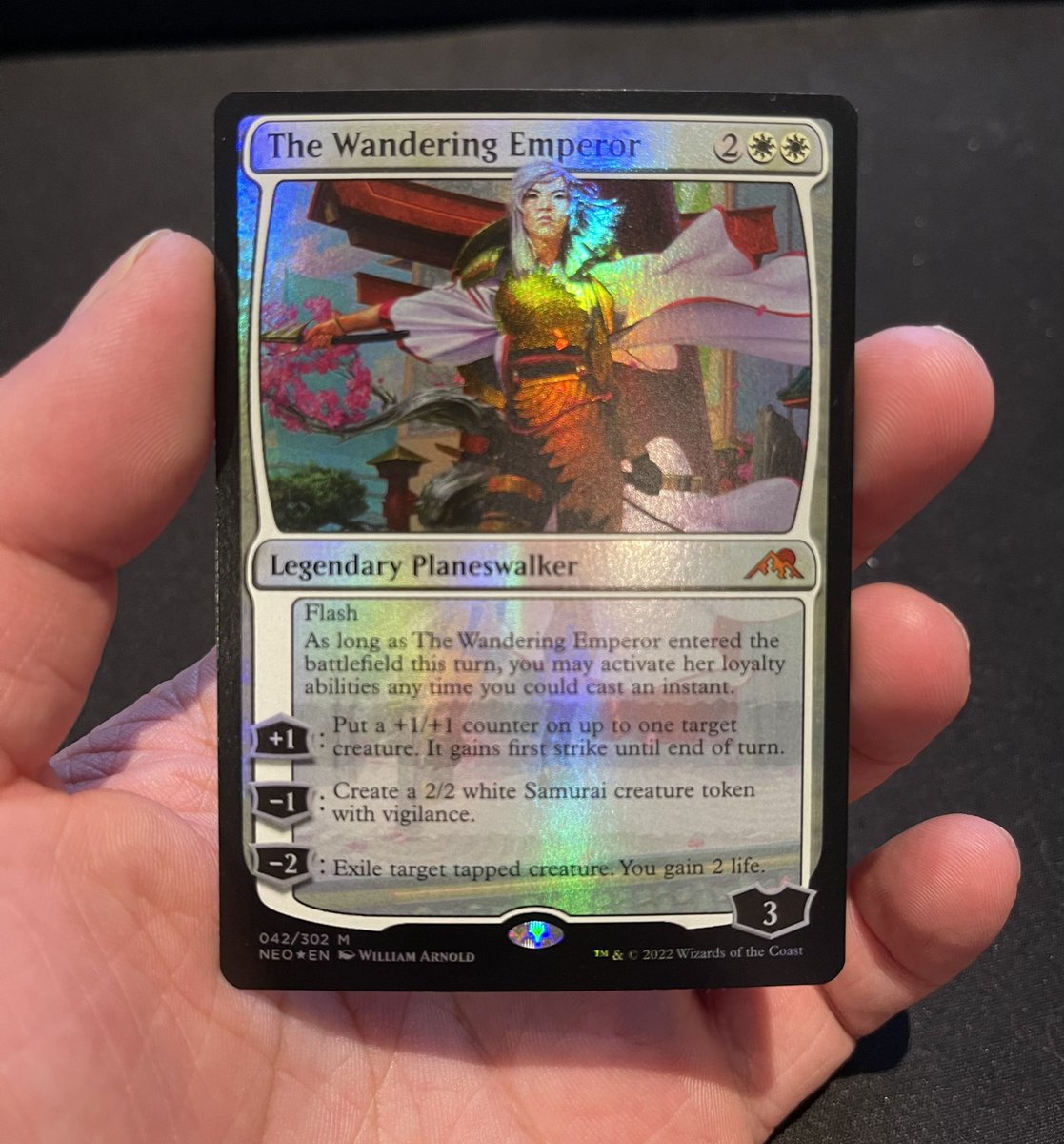 Do you think “The Wandering Emperor” deserves a spot in UW control? 

I’m on the fence, but would love to hear from the control enthusiast on what they think and why.

#MagicTheGathering #NeonDynasty