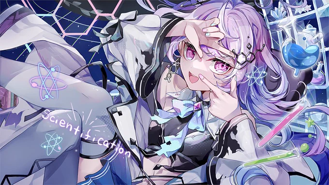 △▼告知△▼
ななひらさん ( @nanahira )の楽曲『Scientification』のキャラデザとMVイラストを担当させて頂きました!
ケミカルで不思議な音楽と、大人っぽいななひらさんの歌声が素敵です!是非聴いてください!💫🗝

https://t.co/tGw1o4Vm7h 