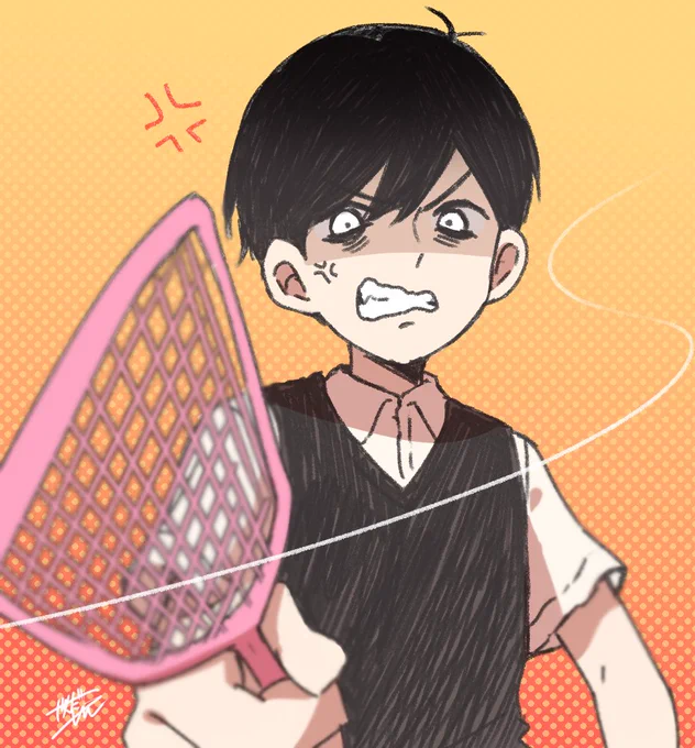 OMORIで好きな場面その2
羽音イライラするのわかるけど笑っちゃった🤣
my favorite scene Part2
His face while working part-time as a fly swatterXD 