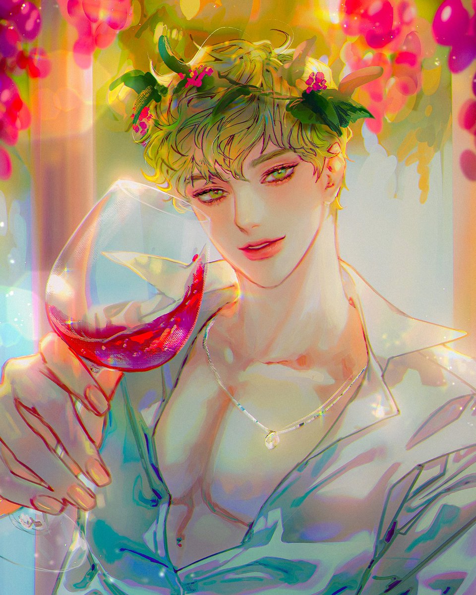 co_mi_o_o's tweet image. #콕카인_그리스로마신화_합작
너 때문에 흥이 다 깨져버렸으니까 책임져로 합작 참여합니다🍇🍷 
+현대판 부잣집포도농장아들내미st