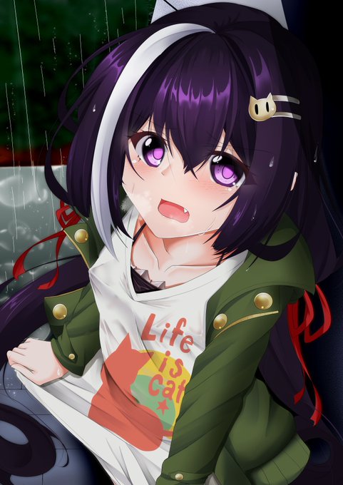 雨に降られてびしょぬれになって文句を言ってる希留耶ちゃんでけた!!

#プリコネR 
#プリンセスコネクトReDive 