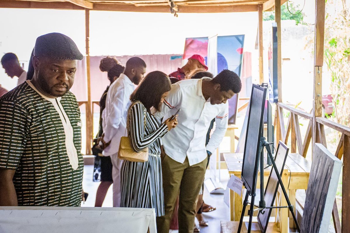 ArtsTalentAfric's tweet photo. The Uncovered Exhibition leveraged on themes of Afro-surrealism by ARTTA Resident artists amongst others.
Curated by @leora_ng 
Art by:
TY the Creator @TeryimaUhamber 
Fisola Olagbemi
Ijuh Mhembe Zorah @zo_mvney 
Esther Ozioma @EssyliciousArts 
Adoo kuma Assoh @AdooKumaAssoh #art https://t.co/T85qmkGr2U