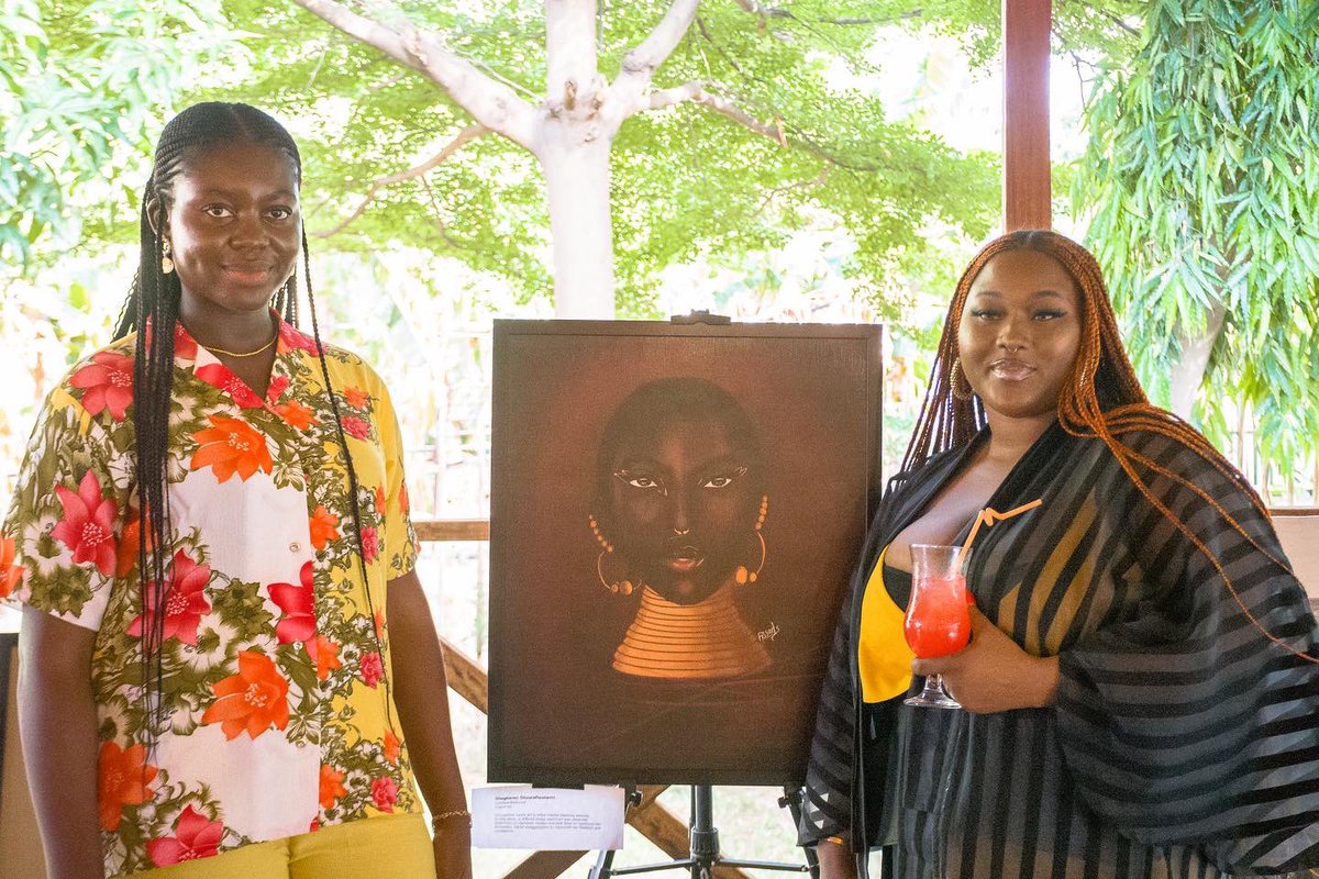 ArtsTalentAfric's tweet photo. The Uncovered Exhibition leveraged on themes of Afro-surrealism by ARTTA Resident artists amongst others.
Curated by @leora_ng 
Art by:
TY the Creator @TeryimaUhamber 
Fisola Olagbemi
Ijuh Mhembe Zorah @zo_mvney 
Esther Ozioma @EssyliciousArts 
Adoo kuma Assoh @AdooKumaAssoh #art https://t.co/T85qmkGr2U