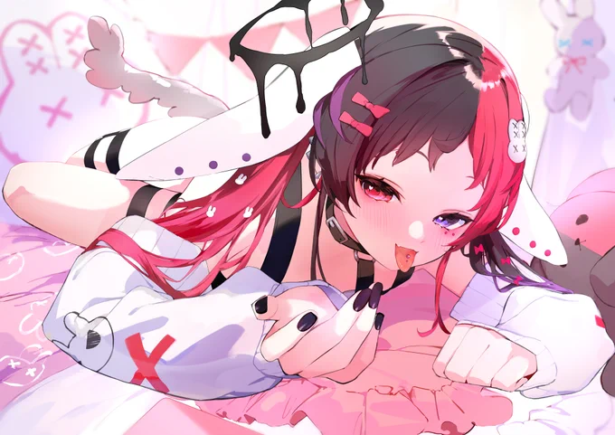 ❤️🐰💜🎀🤍 
#ダテンシへの貢ぎ物 