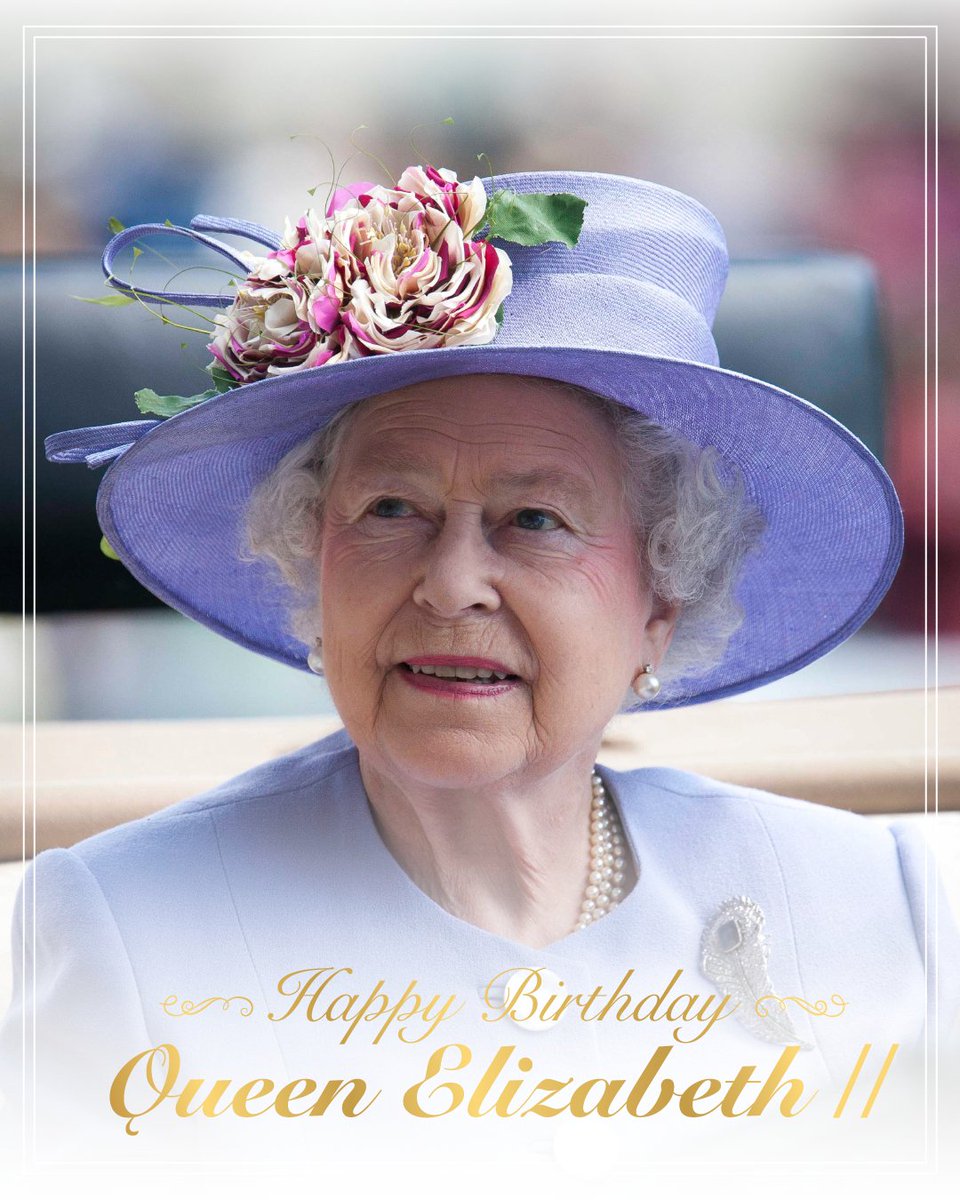 Wishing Her Majesty The Queen a very happy birthday.