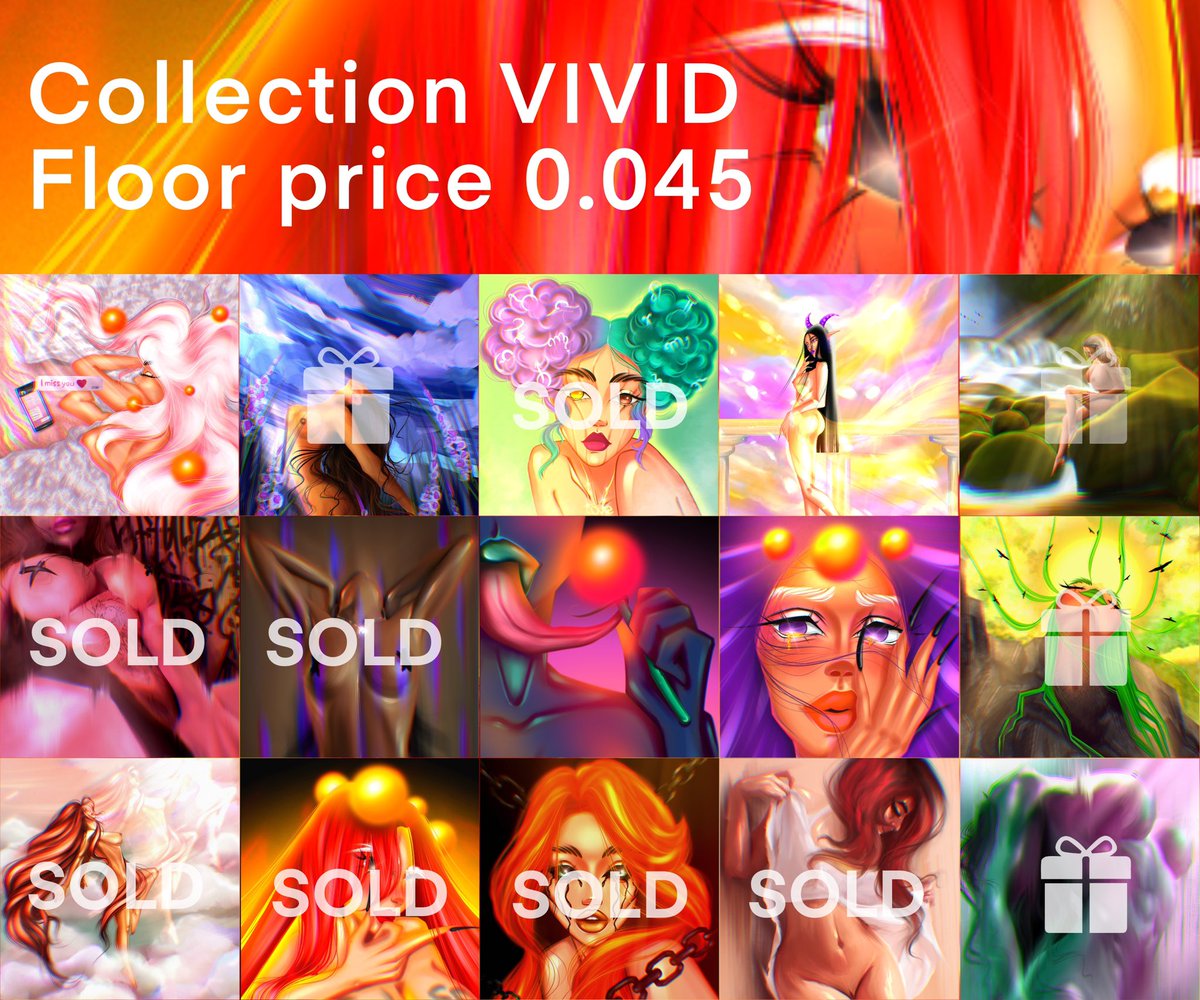 Welcome 😍
Words are sometimes unnecessary, and sometimes the feeling can be understood just by looking at the art!

My VIVID collection 1/1
💕via <a href="/opensea/">OpenSea</a> 

💕opensea.io/collection/viv…
✨
#NFTs #NFTartists #NFTDrop #WomenInNfts
#NFTCommunity #etherstulist #fairArtNFT

👇Next👇