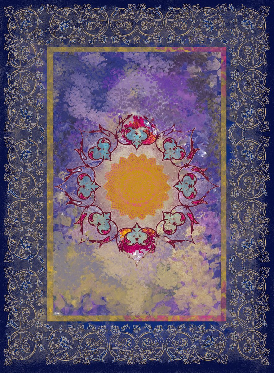 lily_ycf's tweet photo. So excited to share with you my first collection Eastern Sun 🧿💙 #art #exhibition #paris https://t.co/dNV1jfUAoM