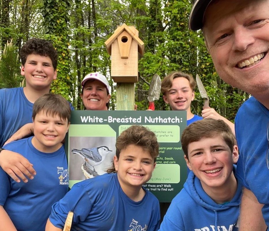 TrittSTEAM's tweet image. Huge appreciation to Cameron from Troop 795 for installing new bird houses with interpretive signage! @CobbSchools #outsidelearning