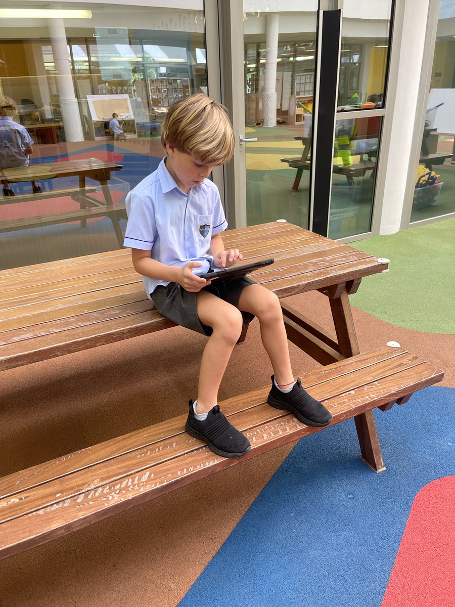 techteachertom1's tweet photo. Always good to get outside with the iPad when the weather is so good ☀️ The best thing about the iPads is their portability. Learning can take place anywhere! @ArcadiaSch @AppleEDU #ADE #ADEUAE #AppleEDUchat https://t.co/qD6BHZqtEH
