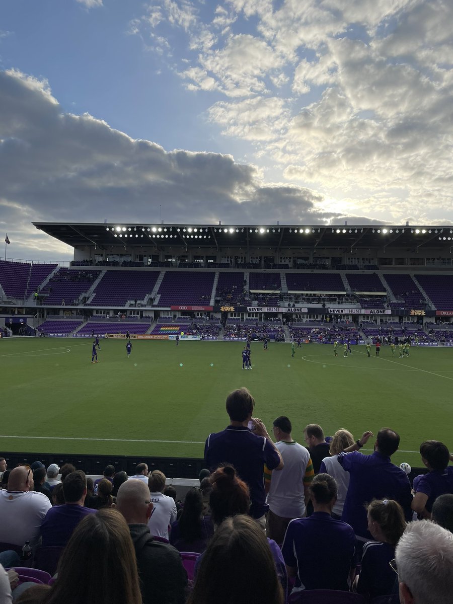 lesliefuller's tweet photo. Wednesday night Ruckus! @ExploriaStadium @OrlandoCitySC @RuckusOrlando @BrokenStringsFL @MLS https://t.co/58peGHI7zK