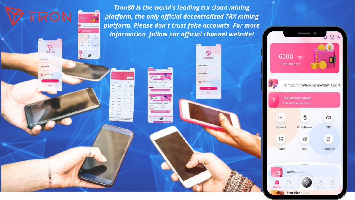 _Tron80miner's tweet photo. ⭐️Follow us and Register now! Registration bonus: 6,000 TRX
✨https://t.co/h78TKCfZQQ
#cryptocurrency #mining #TRONTRX #earnmoney #earnmoneyonline https://t.co/FOV61KvRlQ