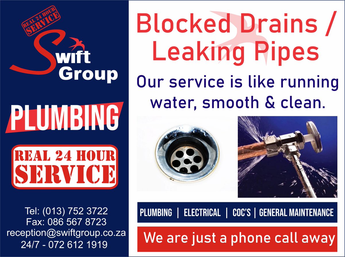 SwiftGroupPTY's tweet photo. We offer expert plumbing services for your plumbing problems.

#swiftgroup #plumber #plumbing #plumbers #contractor #electrician #tools #draincleaning #construction #plumbingcontractor #carpenter #plumbingwork #plumbingrepair #copper #bathroom #licensedplumber #renovation  #coc https://t.co/YvWC1EYhNd