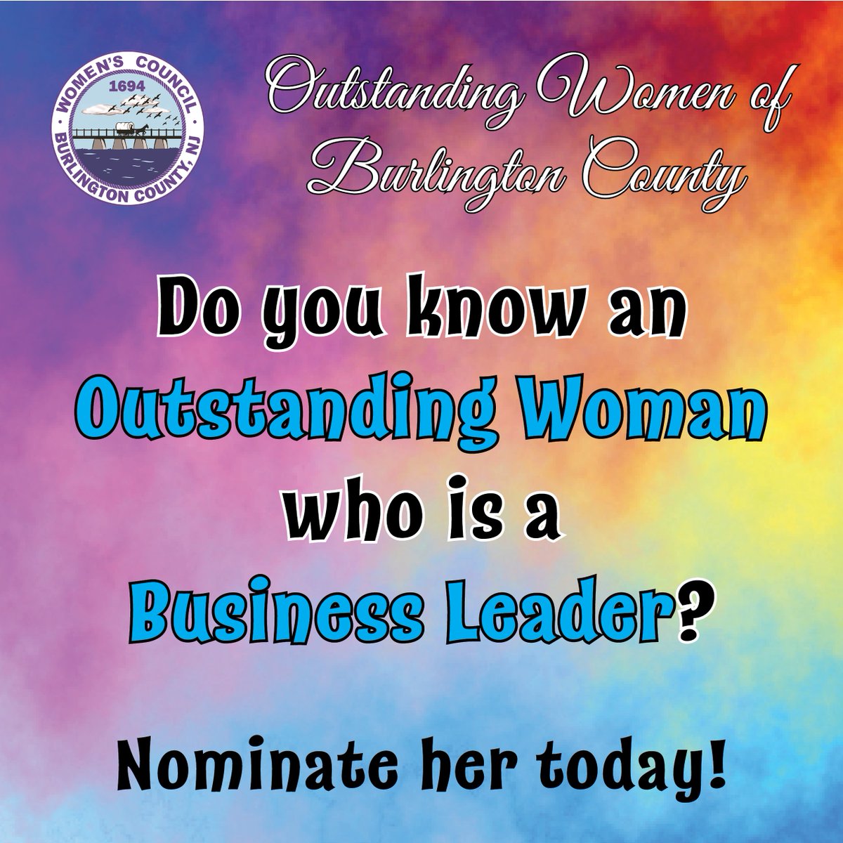 BurlCoWomen's tweet photo. Do you know of a woman business owner who is making a difference in #BurlCo? Nominate her to be recognized! The Council will also be giving out three scholarships to outstanding female students! To learn more or to obtain a nomination form, visit: https://t.co/anE3UvblD4 https://t.co/QRgXIpe94f