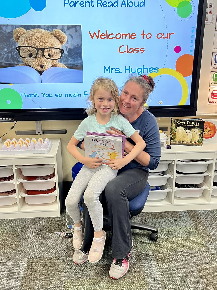 Thank you Mrs. Hughes for reading to us this morning! We look forward to this every week!📚<a href="/BearCreekElem/">Bear Creek</a> #teambce