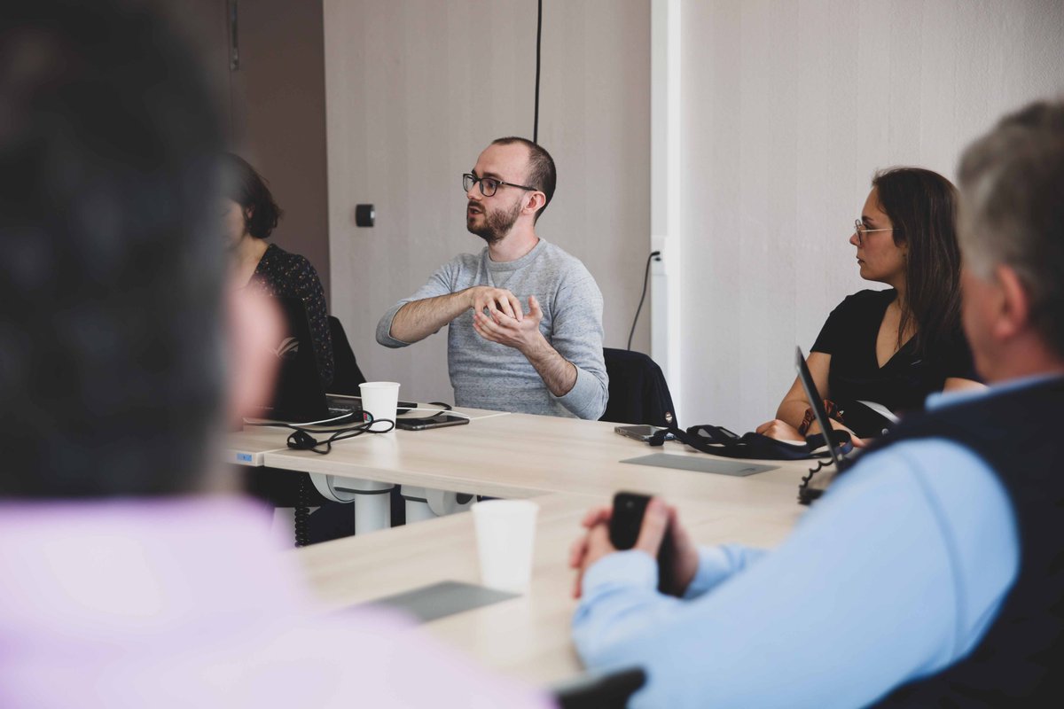 Incubateurlorr1's tweet photo. ✅ Échanges intéressants lors des "Midis de l'entrepreneuriat" organisé par @LeLiink (@Incubateurlorr1  et @Grandnancyinnov) autour des opportunités de l'#ia au service d'un projet💡
🙏Merci à @JustAIglobal pour leur intervention et à tous les participants
#startups  #innovation https://t.co/kJfY3i3dl2