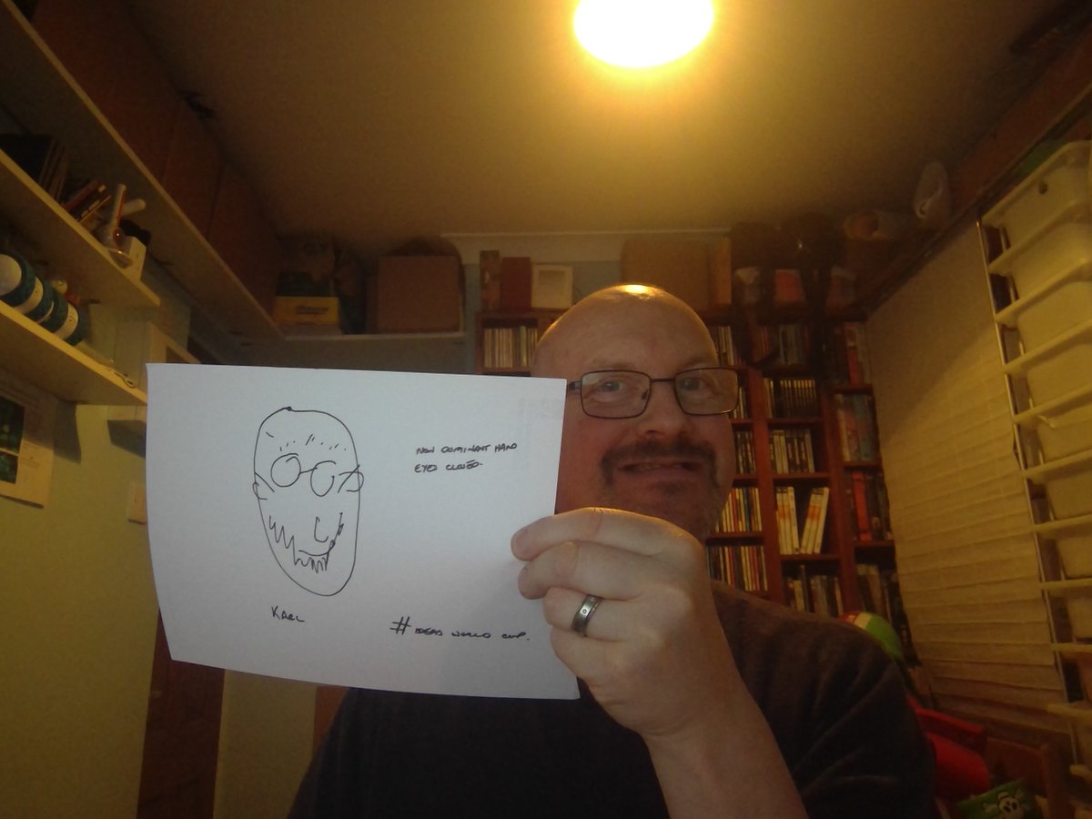 Start of the Ideas World Cup - look at my drawing!