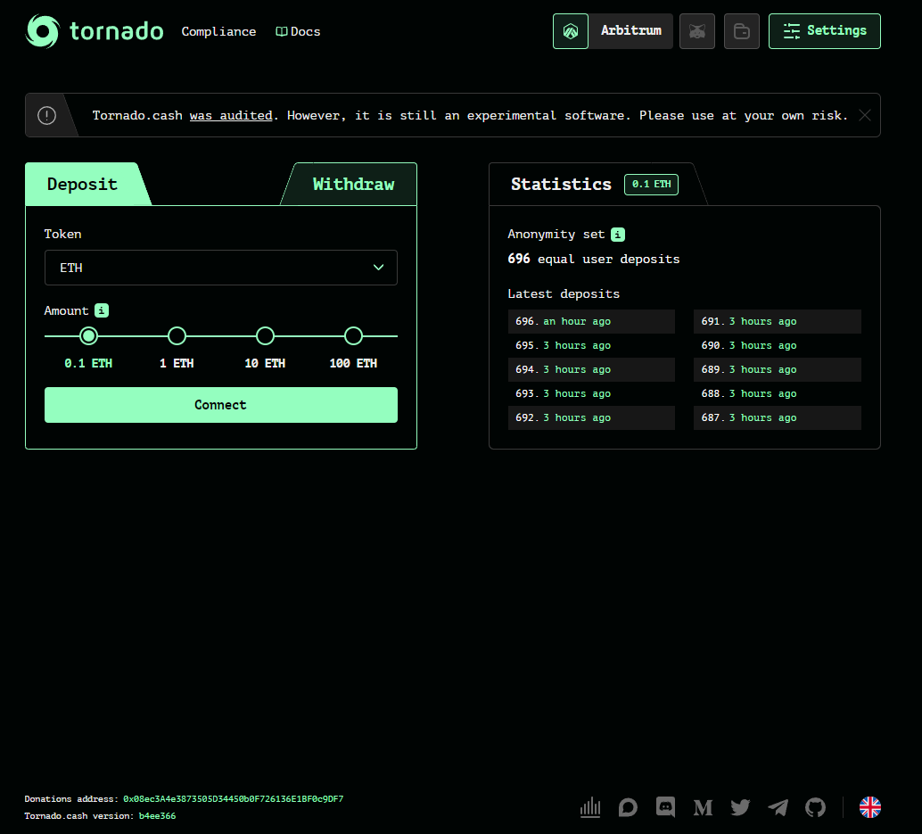 1️⃣ Tornadocash in yükseltilmiş sürümü : "Tornadocash Nova" Tornadocash ...