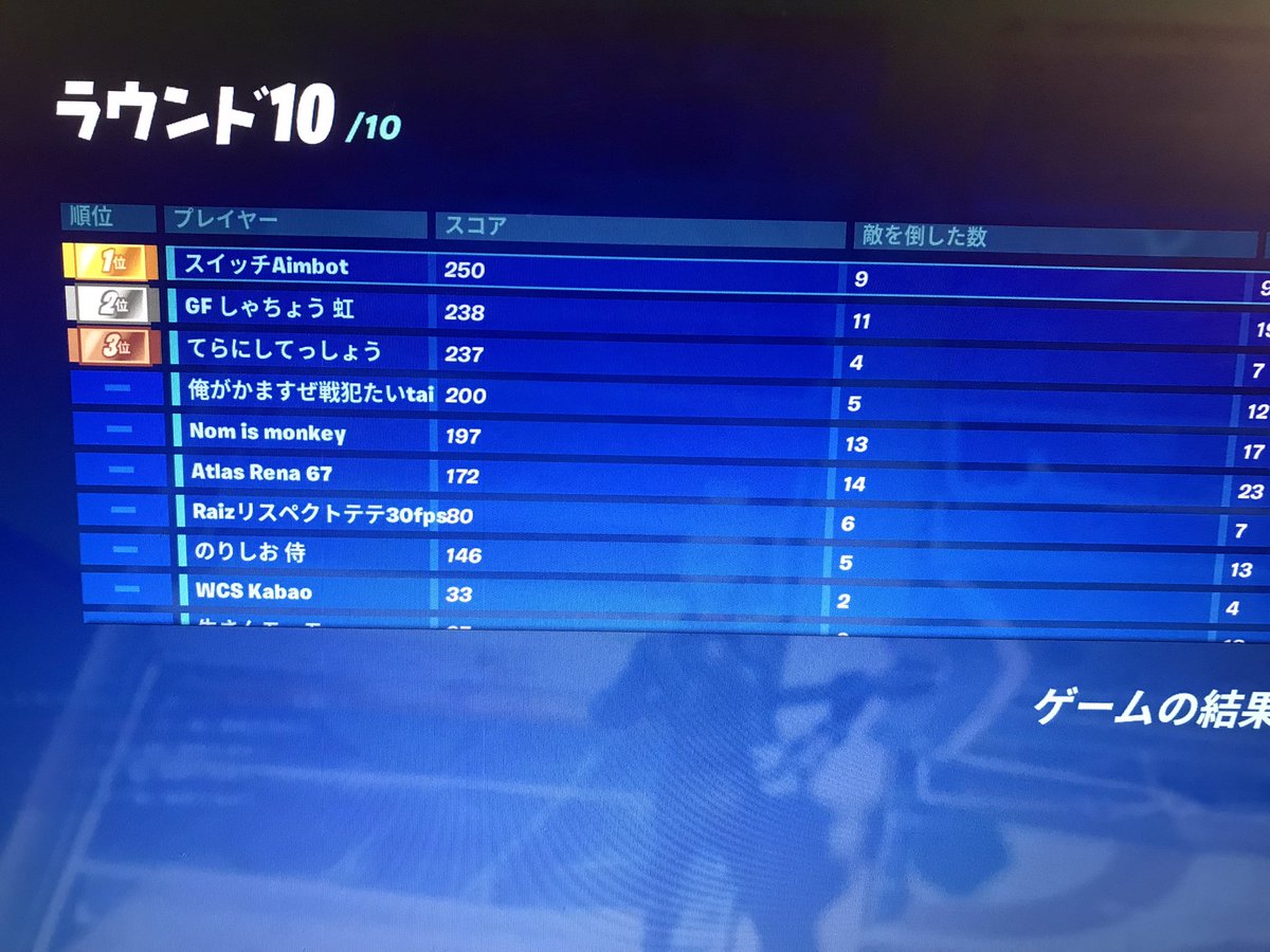 Aimbot1616's tweet photo. ソロzw win
久しぶりに勝てたー嬉しい😆
#SWLwin
#Aimbotの勝ち https://t.co/AxuAnFzB0M