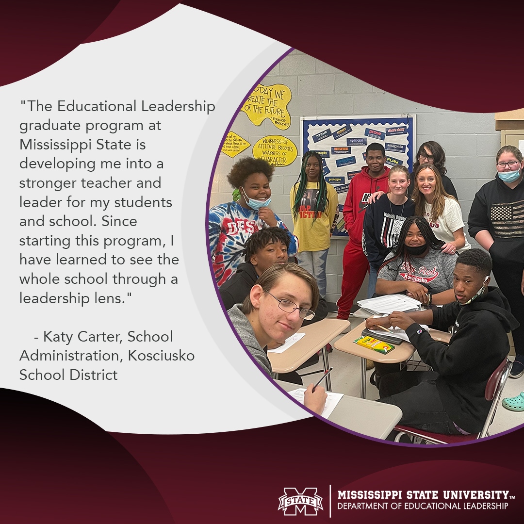 MsstateEdLead's tweet image. School Administration candidate, Katy Carter is making a difference @KosyHighSchool  
@KosySchools 
@KSDsports 
@WhippetSoftball 
@BaseballKosy 
@Kosciuko_band