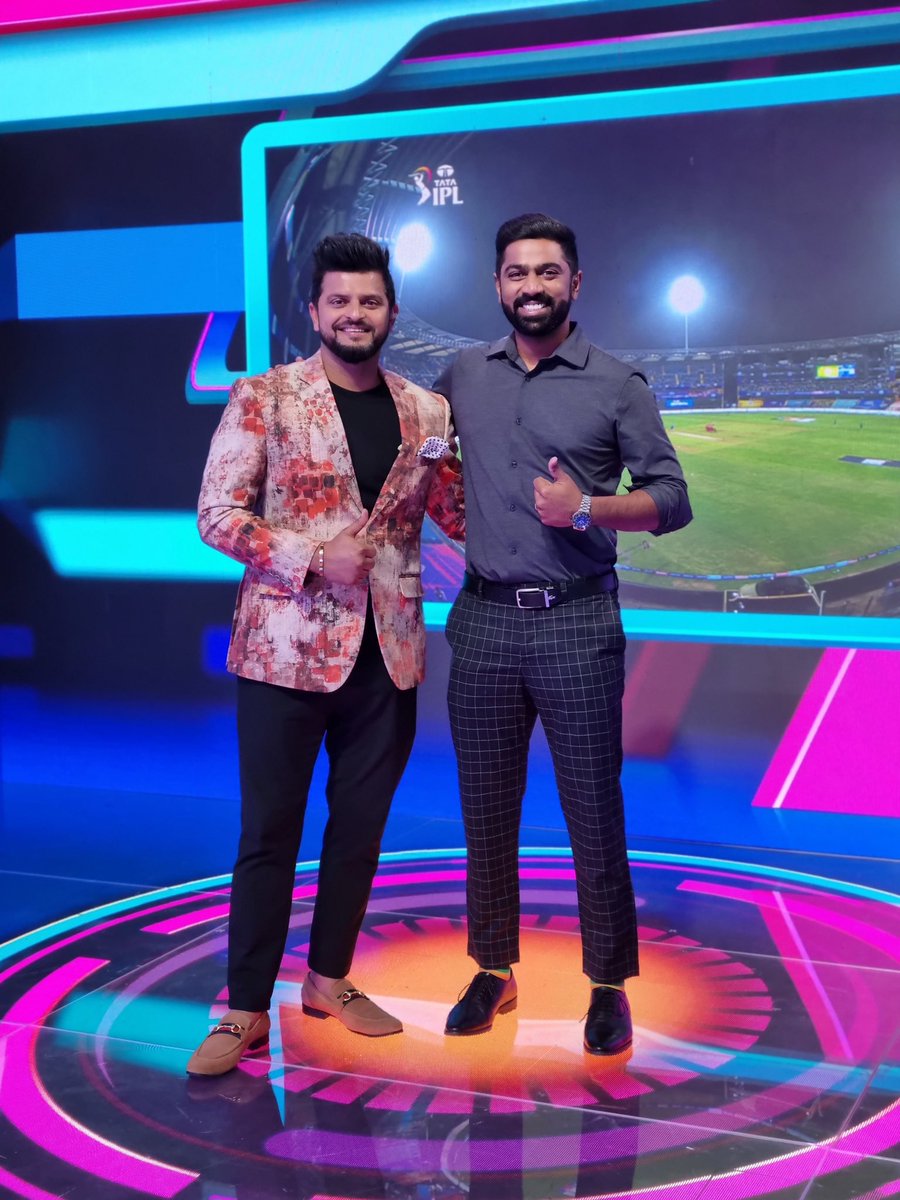 mukundabhinav's tweet photo. MR. IPL @sureshraina3 is the leading run scorer in #CSKvsMI clashes so there is no better day to post a picture with the Chinna Thala! 
Expecting a cracker of a game tonight 🙌🏽
#IPL2022 #CricketChanakyan https://t.co/Vtn9PVtzd8